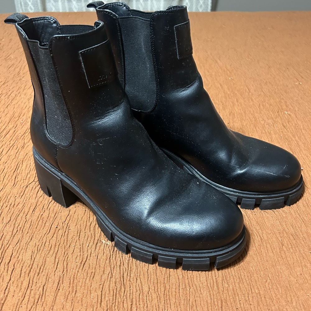 Black Leather Boots